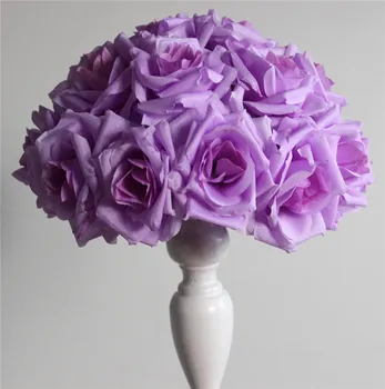 EMS Nemokamas pristatymas 25CM Pomander rožių kamuolį 12pcs/daug nuotaka valdos vestuvių bučiavosi gėlių kamuolys šalis/namų puošybai gėlių