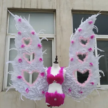 EMS Nemokamas pristatymas didelis dydis angelas sparnų mielas Cosplay kostiumai, rekvizitas, Vestuvių papuošalai prekių pasakų sparnus