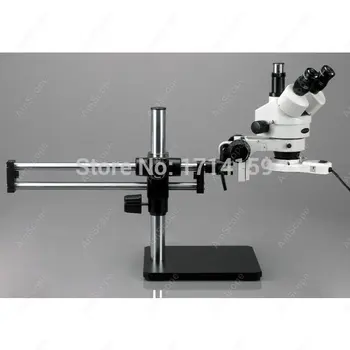Engravers, Gemologists-AmScope Prekių 7X-90X Trinokulinis Stereo Mikroskopas ant Rutulinių Guolių Bumas w Šviesos Žiedas