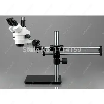 Engravers, Gemologists-AmScope Prekių 7X-90X Trinokulinis Stereo Mikroskopas ant Rutulinių Guolių Bumas w Šviesos Žiedas