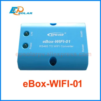 EPsolar ET6415BND + ebox-WIFI-01 60A Saulės mppt mokestis valdiklis 12v 24v 36v 48v su ryšio WIFI funkcija