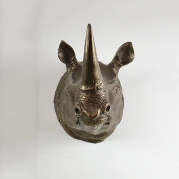 Europos, Amerikos Antikvariniai Raganosio Sienos Kabo Upscale Baras Namų Dekoracijas Gyvūnų Sienų Apdailai Kūrybos Rhino Vadovas