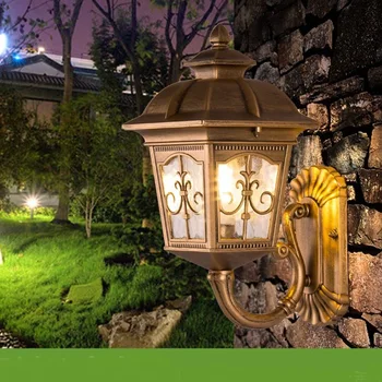 Europos ir Amerikos lauko sienos lempos vandeniui išorinės sienos villa eilėje balkonas apšvietimas LED durų lempos sodas sodas LO7265
