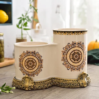 Europos Keramikos lazdelės virtuvės lazdelės vamzdis dvigubas vamzdžių, drenažo lazdelės lazdelės bagažinės atskyrimo box set