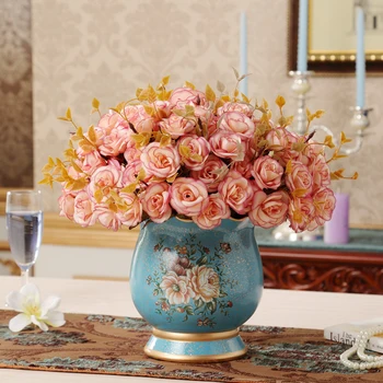 Europos keramikos vaza gėlių vaza apdailos prabangių vestuvių dovana, Namų Dekoravimo gėlių modeliavimas suite 