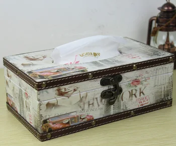 Europos kūrybos sielovados vandeniui audinio dėžutė dėklas siurbimo mielas medinė statinė siurbimo popierinių servetėlių dėžutė mados dėžutę
