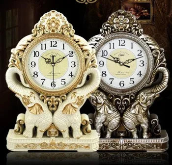 Europos retro laikrodis Stalo laikrodis Amerikos didelis darbastalio į kambarį Darbalaukio kūrybos laikrodis, papuošalai Nemokamas pristatymas