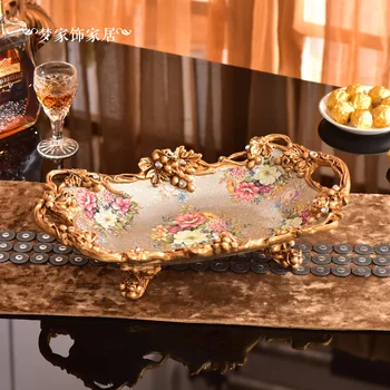 Europos retro stiliaus vaisių patiekalas prabanga kambarį stalo apdailos housewarming vaisių dovanų apdailos plokštės