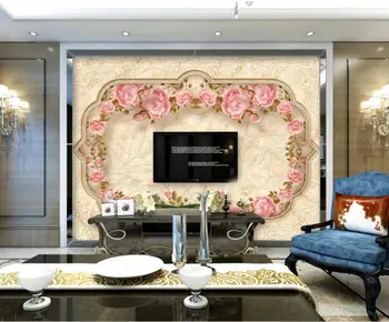 Europos stiliaus marmuro mozaikos tapetai,viešbutis, restoranas, gyvenamasis kambarys su sofa-lova, tv sienos miegamajame 3d freskos papel de parede