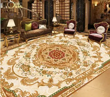 Europos stiliaus smėlio spalvos marmuro grindys, vonios kambarys pvc tapetai vonios kambario grindų tapetai Namų Puošybai