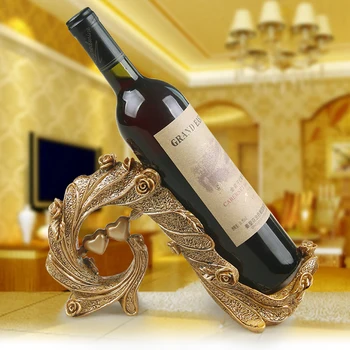 Europos vyno butelių lentynos, vyninės papuošalai derva medžio imitacija, vyninės Vyno lentynos