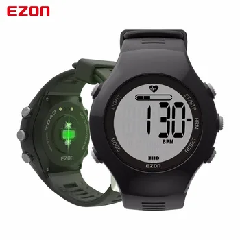 EZON T043 Smart laikrodžiai Optinis Jutiklis, Širdies ritmo Monitorius Fitneso Skaitmeninis Žiūrėti Pedometer Kalorijų Skaitiklis Vyrų, Moterų Sporto Žiūrėti