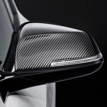 F22 Anglies Pluošto Pakeisti Automobilio Veidrodėlio Dangtelis Apdaila BMW F22 Auto Optikos-2016 m.
