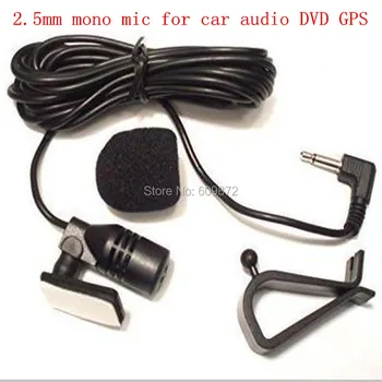 Factory Microphone Mic 2.5mm For Car Vehicle Stereo Radio GPS DVD Bluetooth Enabled 600pcs/lot