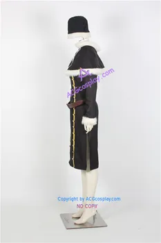 Fairy Tail Juvia Lockser Cosplay Kostiumų juoda versija