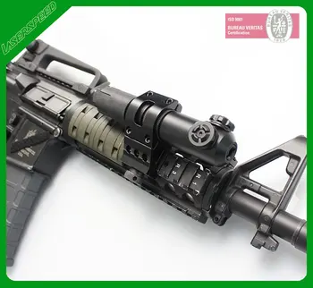 FDA 5mw 532nm karinės vandeniui IEC IPX8 ilgo nuotolio šautuvas žalias lazeris kuria akyse medžioklės
