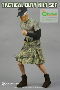 Female Body Accessories Combat Skirt Clothing Suit QORANGE QOTOYS 1/6 QOM-1002B Camouflage Model Not include head figure shoes