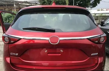 For 2017 2018 Mazda CX-5 CX5 KF refit rearguards trunk rear bumper tail box trim
