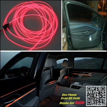For Acura CL EL CSX ILX TL TSX ZDX MDX RDX Car Interior NOVOVISU Ambient Light Panel Strip illumination Inside Optic Fiber Light