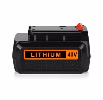 For Black & Decker 40V 2000mAh Li-ion Rechargeable Power Tool Replacement Battery LBXR36 BL2036 LBX2040 LST136,LST420,LST220