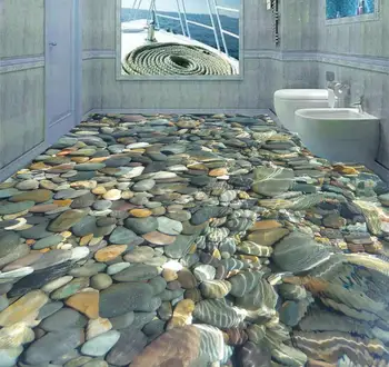 Foto tapetai, grindų 3d stereoskopinis akmens Vandeniui grindų, sienų tapyba Pasirinktinius Nuotraukų lipnios 3D grindų