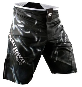 Free shopping naujas MMA bokso šortai vyriški kelnės mma Muay Thai kovos šortai bokso sporto šortai pantalones boxeo Aukštos kokybės