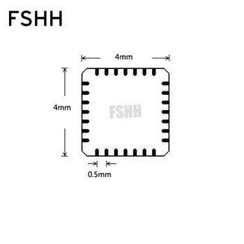 FSHH QFN24 IC LIZDAS DFN24 WSON24 MLF24 bandymo lizdo Dydis=4mmX4mm Pikis=0.5 mm