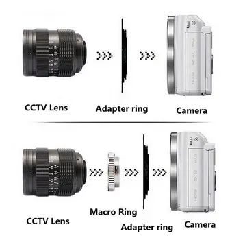 Fujian 25mm F1.4 CCTV TELEVIZIJA objektyvas+C tvirtinimas NiKON 1 J1 J2 j3 skyrius J2 V1
