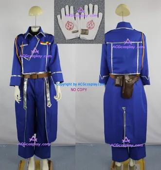 Fullmetal Alchemist Riza Hawkeye Cosplay Kostiumas su pvm.apykaklės pin ir krepšiai