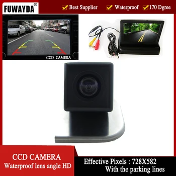 FUWAYDA automobilių stovėjimo aikštelė linijos Automobilių galinio vaizdo Atvirkštinio atsarginė Kamera, parkavimo kamera 2012 Ford Focus 4.3 Colių sulankstomas LCD TFT Ekranas