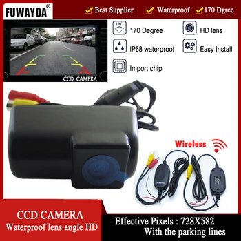 FUWAYDA Belaidžio Automobilio Galinio vaizdo Atvirkštinio Aukštos Kokybės DVD GPS Navigacijos Rinkiniai Spalvų CMOS KAMERA skirta FORD TRANSIT CONNECT