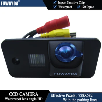 FUWAYDA Belaidžio CCD Chip Automobilio Galinio vaizdo Kamera AUDI A3 S3, A4, S4, A6 A6L S6 A8 S8 RS4 RS6 Q7+4,3 Colių galinio vaizdo Veidrodis Stebėti