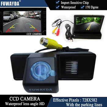FUWAYDA Color CCD Automobilio Galinio vaizdo Kamera Mercedes Benz Vito / Mercedes Benz Viano + 4.3 Colių sulankstomas skystųjų KRISTALŲ Ekranas atsparus VANDENIUI HD