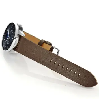 Galaxy Pavarų S3 Classic / Pasienio Smartwatch Juosta ,22MM natūralios Odos Dirželis Pakeitimo Sagtis Dirželis Riešo Juostos S3