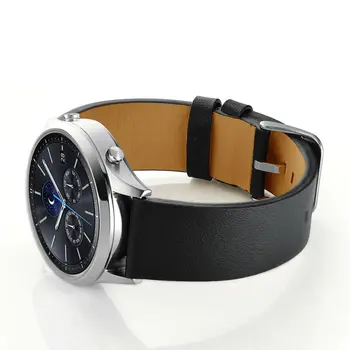 Galaxy Pavarų S3 Classic / Pasienio Smartwatch Juosta ,22MM natūralios Odos Dirželis Pakeitimo Sagtis Dirželis Riešo Juostos S3