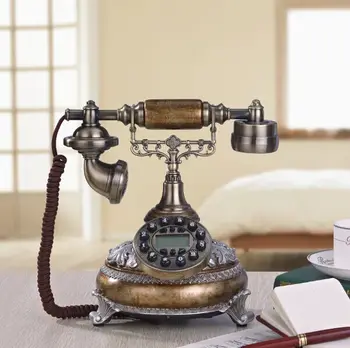 Gamintojų pardavimo antikvariniai telefono mados kūrybos procese / Europos stiliaus senovės marmuro senovinis telefono teleph