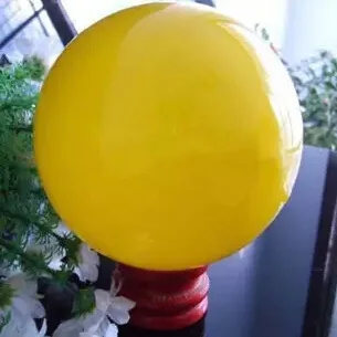 Gamtos Islandija naktį kamuolys pearl geltonos šviesos kamuolys Feng Shui ruožtu driblingas