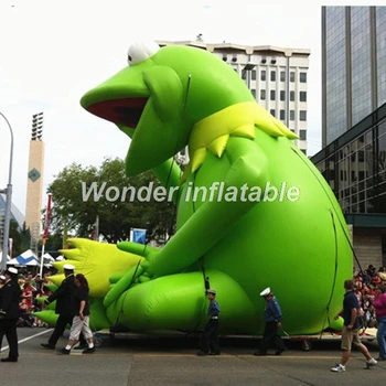 Gamyklos kainų aukštos kokybės žalias milžinas pripučiami varlė reklamos gyvūnų animacinių filmų kopijos balionas parkas apdaila