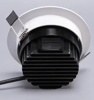 Gamyklos reklamos kaina Super Šviesus 9W 12W Pritemdomi LED Spot light Embedded COB led lubų žemyn lamp110V 220V Su LED Driver