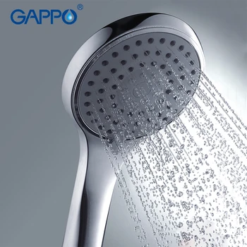 Gappo 1Pc Aukščiausios Kokybės Trimis Būdais Ištisus vertus dušo galvutės, vonios reikmenys, ABS chromuotas vandenį taupanti dušo galvutė G18