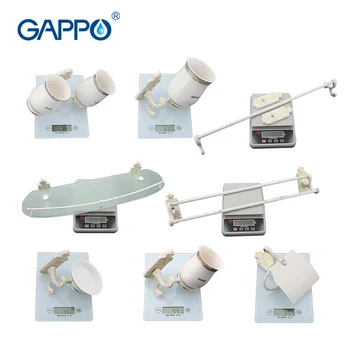 Gappo 9PC/Set Vonios Komplektai Rankšluosčių Baras Popieriaus Laikiklis dantų šepetėlį Turėtojas, Stiklo lentynos Tualeto Šepetys Turėtojas Vonios Aksesuarai G35T8