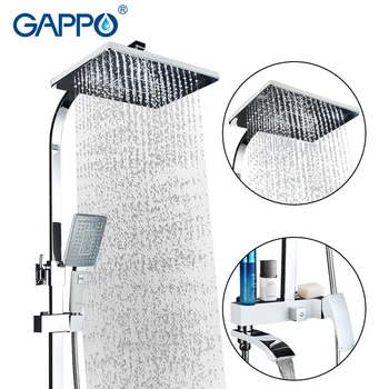 GAPPO vonios maišytuvas balta vonia maišytuvas dušo maišytuvas čiaupų lietaus dušo maišytuvai, vonia, dušo galva vonios maišytuvas maišytuvas vonios bakstelėkite