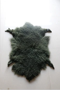 Garbanotas ėriukų kailio plokštė drabužių/ kailio plokštė, kailiniai paltai/ real avikailio medžiaga