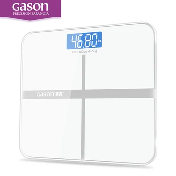GASON A1 Vonios kambario grindų svarstyklės smart buitinių elektroninių skaitmeninių Kūno bariatric LCD ekranas Skyriaus vertė 180KG/50G