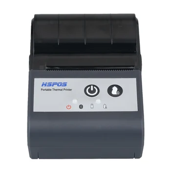 Gera kaina 3 colių nešiojamų bluetooth 80mm terminis spausdintuvas/s aukštos spausdinimo greitis lengva naudoti su 1500MA mini dydžio baterija