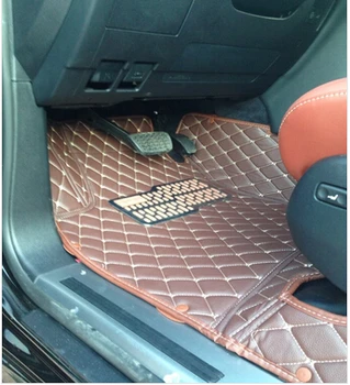 Geras! Specialių grindų kilimėliai & bagažinės kilimėlis Toyota Land Cruiser 200 7seats 2017-2007 patvarus, atsparus vandeniui kilimėliai kilimai,Nemokamas pristatymas