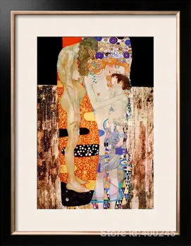 Geriausi Meno Reprodukcijai Trijų Amžiaus Moteris, c. Gustavo Klimto Paveikslų parduoti rankomis dažyti Aukštos kokybės