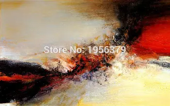 Geriausia kaina, aukšta kokybė žinomas klasikinis ryškios abstrakčios abstraktus peizažas didmeninės kainos aliejaus tapybos drobės