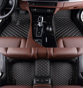 Geriausia kokybė! Custom specialių grindų kilimėliai Audi Q3 2017 Lengva valyti, nešioti-atsparus automobilių kilimų Q3 2016-2011,Nemokamas pristatymas