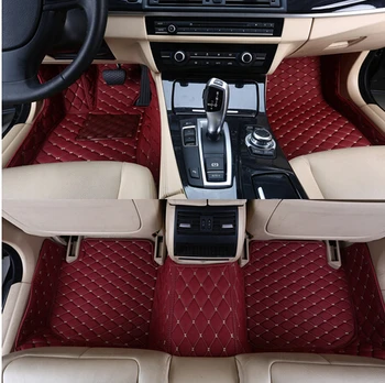 Geriausia kokybė! Custom specialių grindų kilimėliai Audi Q3 2017 Lengva valyti, nešioti-atsparus automobilių kilimų Q3 2016-2011,Nemokamas pristatymas